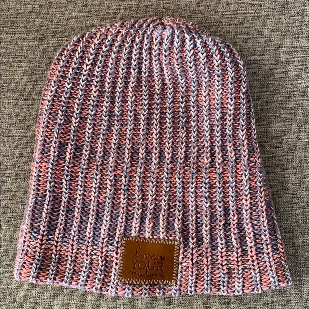 Love your melon slouchy beanie